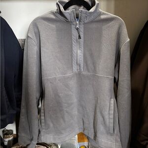 Gray Men's Fleece Pullover